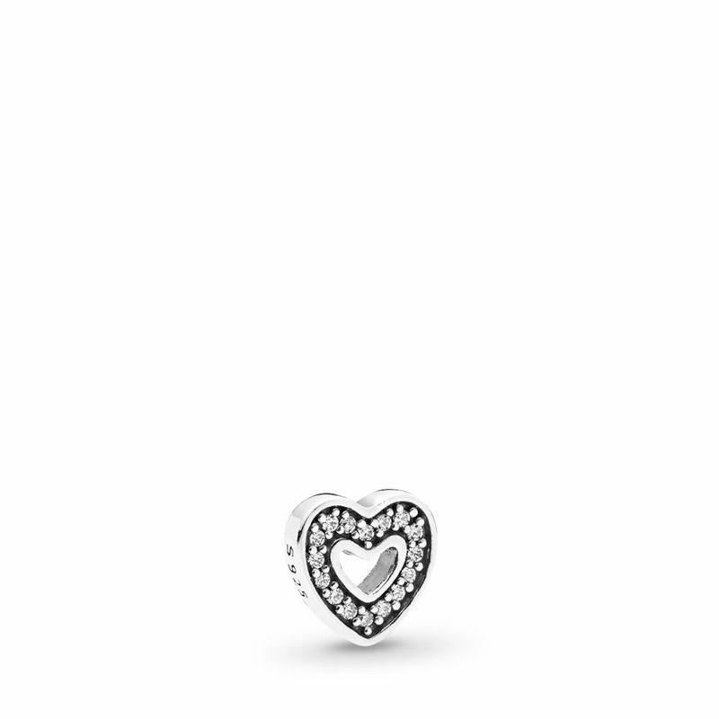 Pandora Captured Heart Petite Locket Charm Silver Egypt EM1692385